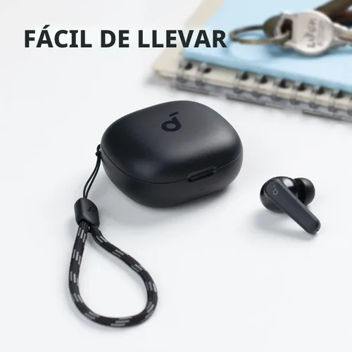 Vista 5 de Soundcore de Anker P20i Auriculares True Wireless, controladores de 10mm con graves potentes, Bluetooth 5.3, tiempo de reproducción largo de 30H