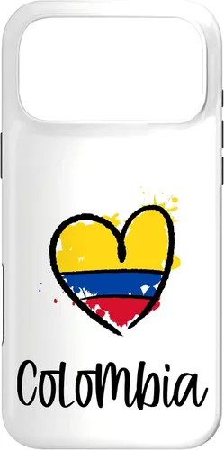 Vista 22 de Colombia Heart Art Cool South America Spanish Colombian Gift Case for iPhone 17