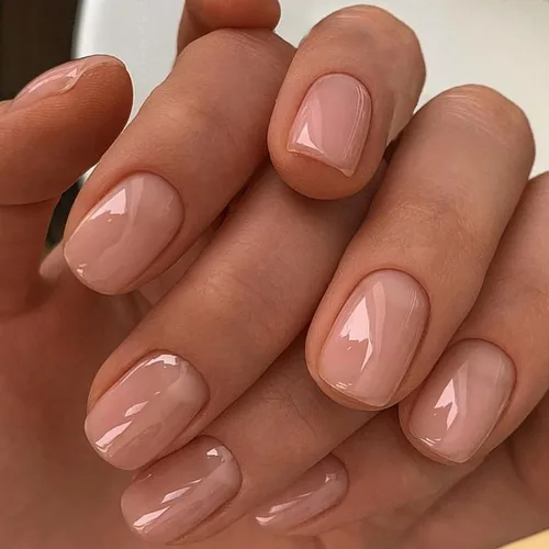 Vista 20 de Uñas postizas cuadradas a presión, uñas postizas cortas de cobertura completa, uñas postizas aurora, uñas acrílicas brillantes con pegamento, uñas 2