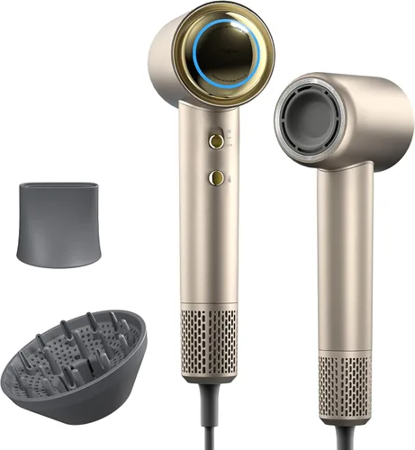 Vista 12 de Tideway Secador de pelo profesional de alta velocidad iónico 110,000 RPM, secador de pelo compacto con difusor magnético, secado rápido con motor