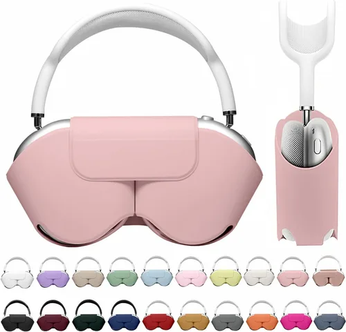 Vista 43 de Maxjoy para Apple Airpods Max Funda inteligente de cubierta, Accesorios de cubierta protectora de cuero PU suave para Airpod Max con modo de sueño