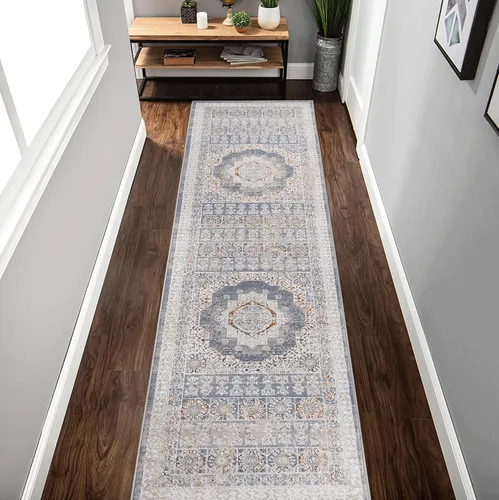 Vista 46 de NAAR PAYAS - Alfombra de área de 2 x 3 pies, diseño geométrico beige para sala de estar, dormitorio y comedor