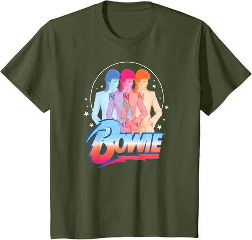 Vista 9 de David Bowie - Camiseta Bowie 3D, Negro