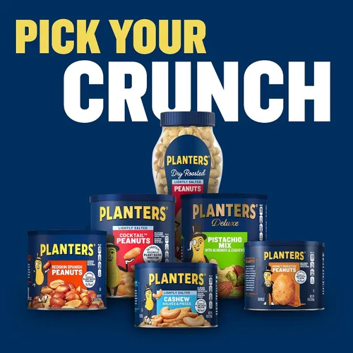 Vista 11 de PLANTERS Cacahuetes ligeramente salados, bocadillos de proteínas a base