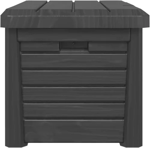 Vista 6 de Large Outdoor Cushion Box Anthracite Polypropylene Medium Storage with Lock for Garden Patio Deck