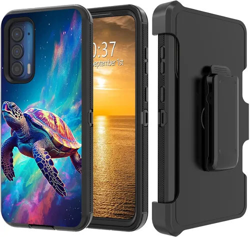 Vista 71 de Funda para Moto G Stylus 5G 2023 con funda de clip para cinturón y soporte, resistente de doble capa, resistente a prueba de golpes, para Motorola