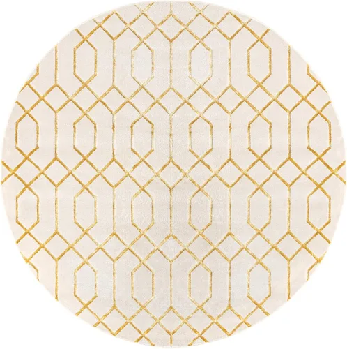 Vista 49 de Marilyn Monroe Glam Collection - Alfombra de área con diseño enrejado (2 x 3 pies, rectangular, azul marino y dorado)