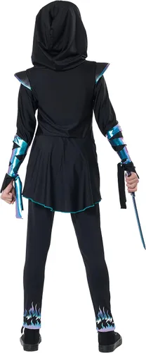 Vista 3 de California Costumes niñas Ninja Nightfire