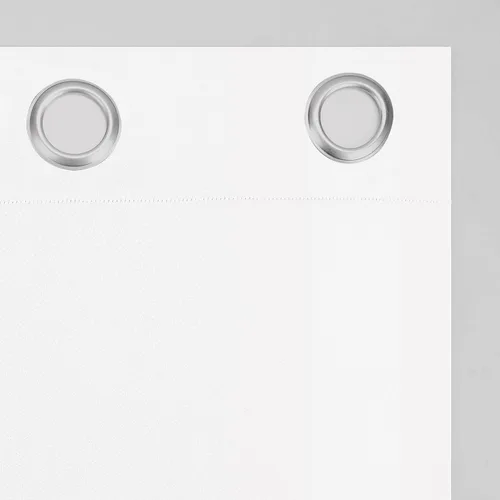 Vista 5 de Sun Zero Nolita - Juego de 2 paneles de cortinas opacas con ojales, 54 x 63 pulgadas, color blanco