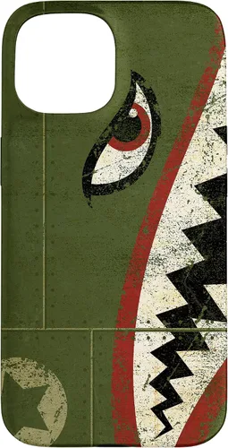 Vista 6 de WWII P-40 Fighter Plane Shark Mouth Warbird Nose Art Case for iPhone 17