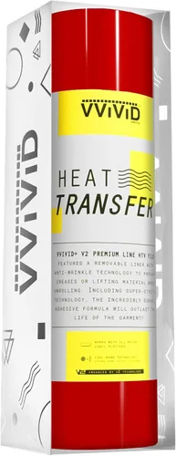Vista 30 de VVIViD V2 Powerplay Premium Line HTV película de vinilo de transferencia de calor (negro, 1 pie x 3 pies)