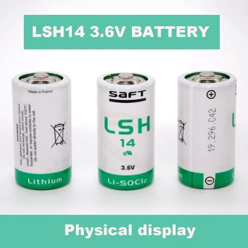 Vista 2 de (1 cuenta) LSH14 3.6V 5800mAh batería de litio Formato C PLC para SAFT LSH14 batería