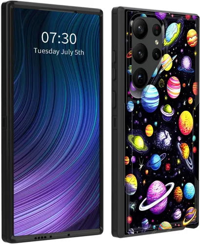 Vista 29 de Funda para Galaxy S23 5G, híbrida de doble capa (tapa a prueba de polvo integrada) (soporte magnético para automóvil) a prueba de golpes, protección