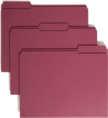 Vista 35 de Smead Carpeta, carta, 11 puntos, tamaño 1/3, Rojo
