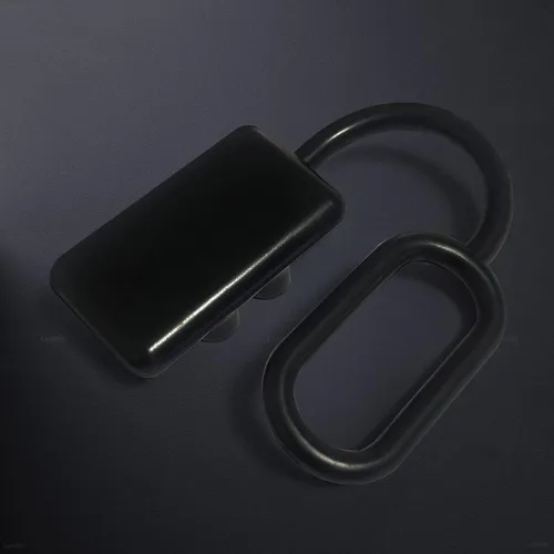Vista 4 de Cubiertas de Conector Rápido de Batería Cubierta de Goma Antipolvo para Desconexión Rápida de Batería de 175 Amperios (2pcs, Negro)