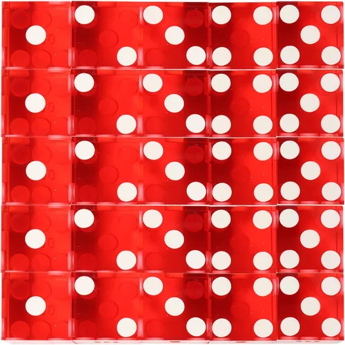 Vista 11 de GSE Games & Sports Expert Juego de dados de casino de grado AAA de 0.748 in estilo Pro Vegas, juego de 5 dados con bordes afilados y números