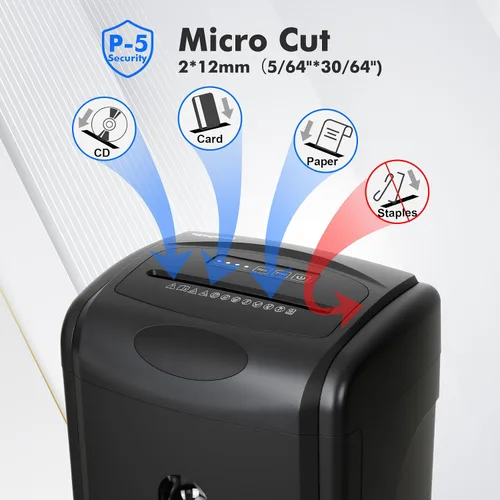 Vista 3 de Wingwise Trituradora de papel micro del corte del ruido ultra bajo 48dB