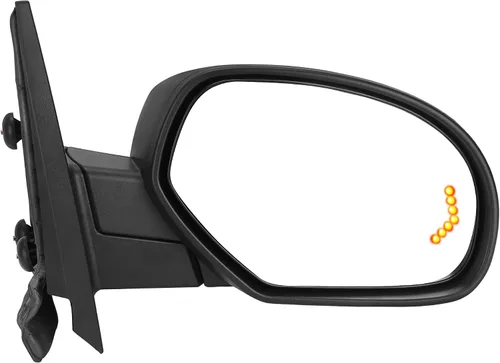 Vista 14 de YITAMOTOR Espejo retrovisor izquierdo para remolque con vidrio ajustado eléctricamente y calefactado, señal de giro LED con flecha, lámpara
