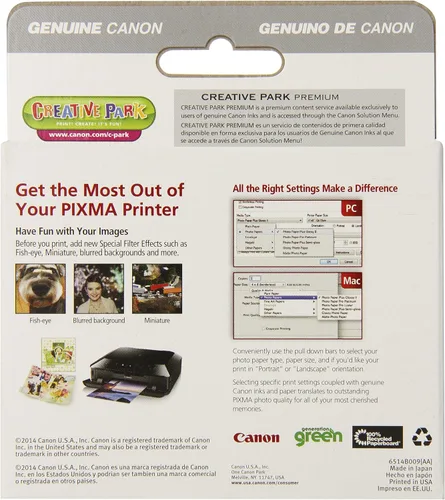 Vista 3 de Canon CLI-251 3 Colores Multi Pack CLI-251 Cartuchos de tinta compatibles Negro