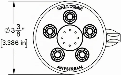 Vista 6 de Speakman S-2005-H-E175