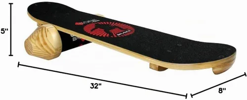 Vista 8 de CORE BALANCE BOARD TRAINER Monopatín Snow Surf Entrenamiento de fitness en interiores