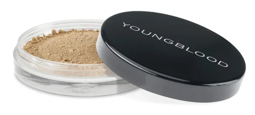 Vista 8 de Cosméticos Minerales Youngblood, polvo suelto natural mineral de base, Barely Beige