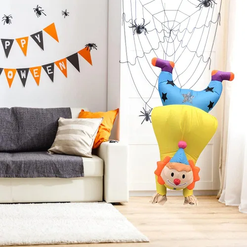 Vista 7 de DAHAKII Disfraz inflable de Navidad, decoración de Navidad, disfraz inflable para adultosdesfile de Navidad
