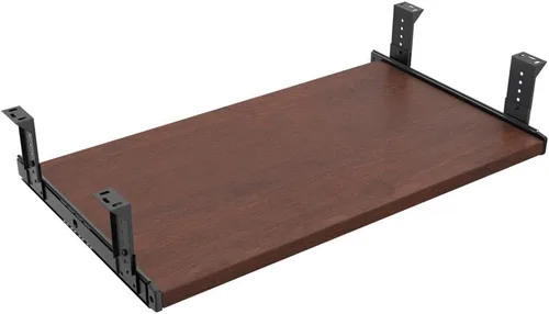 Vista 20 de FRMSAET Accesorios para Muebles Productos de Oficina Conjuntos de Hardware 20/24/30 pulgadas Bandeja para Teclado Soporte de Madera para Debajo