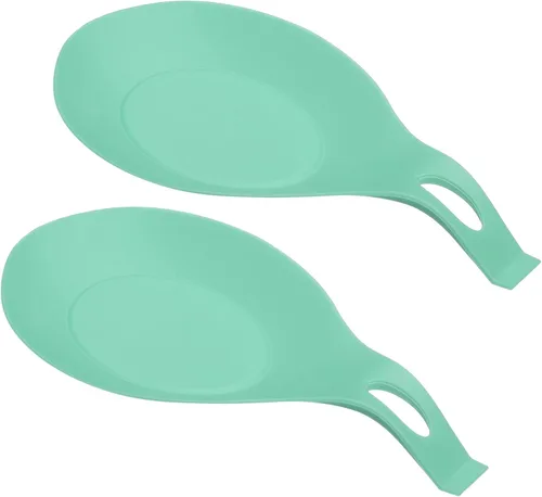 Vista 26 de uxcell Soporte de cuchara de silicona, 7.68 x 3.74 pulgadas, resistente al calor, soporte para utensilios de cocina, espátula, soporte para cucharón