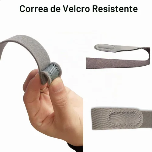 Vista 5 de LALASTAR Correa de repuesto para el casco N20, máscara CPAP de almohada nasal, casco CPAP compatible con N20, diadema ajustable con dos clips Azul-1