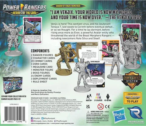 Vista 2 de Renegade Game Studios Los Power Rangers Heroes of the Grid: Shadow of Venjix