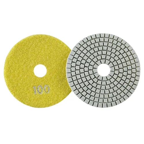Vista 10 de Car Buffer Polisher, 5 Pcs 4-inch Stone Polishing Discs for Marble, Granite, and Quartz Renovation Angle Grinders,for Waxing(50#)