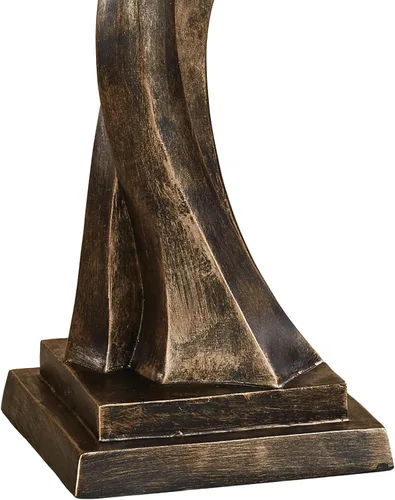 Vista 5 de Escultura de amor eterno con toque de clase, acabado en bronce
