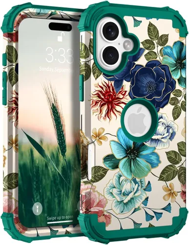 Vista 53 de Hocase Funda para iPhone SE 2022/2020, resistente a prueba de golpes, de plástico duro+goma de silicona, funda protectora híbrida para iPhone SE