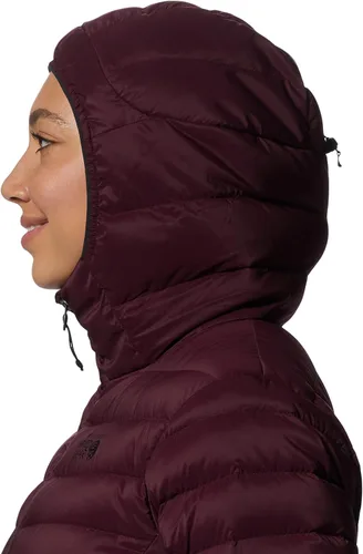 Vista 6 de Mountain Hardwear Deloro - Sudadera con capucha de plumón con cremallera completa para escalada y esquí, aislada, resistente al viento y al agua