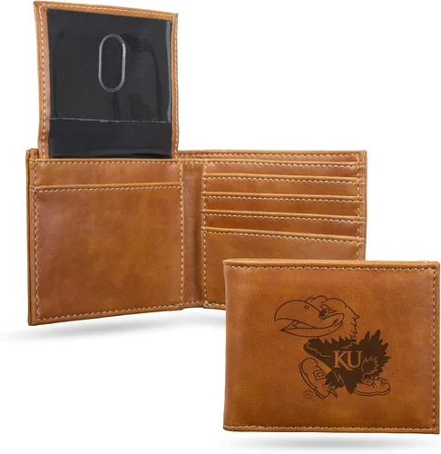 Vista 53 de NCAA Rico Industries Cartera Billetera con Grabado Láser Cartera Billetera con Grabado Láser - Diseño Delgado - Gran Regalo
