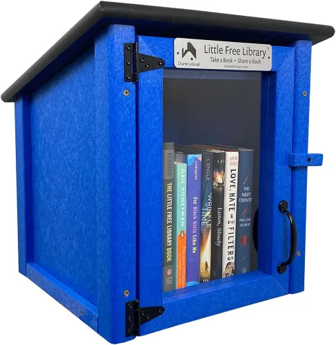 Vista 2 de LITTLE FREE LIBRARY® Kit compuesto, incluye registro oficial (valor de $50). Fabricado en Estados Unidos por la organización sin fines de lucro que