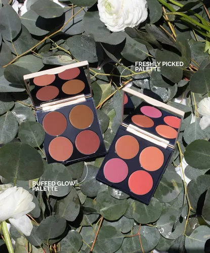 Vista 8 de Fitglow Beauty - Paleta de crema de ceramida multiusos para labios y mejillas Pigmento en crema para el cuidado de la piel Color hidratante