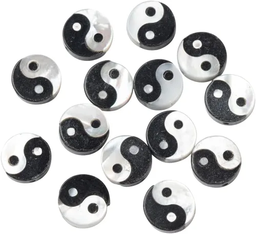 Vista 18 de LiQunSweet 10 cuentas de corazón dulce de concha de abulón natural para hacer aretes, pulseras, collares, joyas