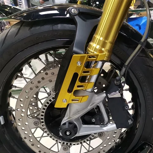 Vista 3 de Protector de horquilla delantera para Yamaha MT03 2010-2022, protector de horquilla delantera, accesorios deslizantes para guardabarros, accesorios