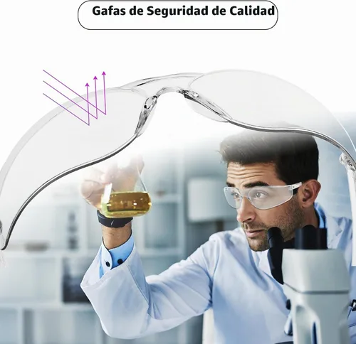 Vista 4 de Salfboy Clear Safety Glasses Bulk for Men, Ansi Z87.1 Protective Eyewear