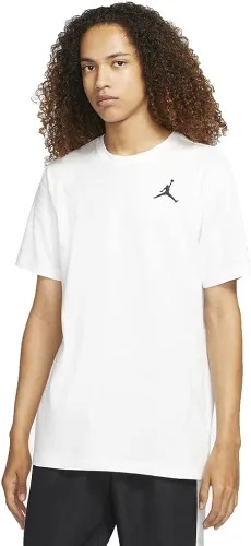 Vista 2 de Camiseta Jordan White Jumpman para hombre Blanco L