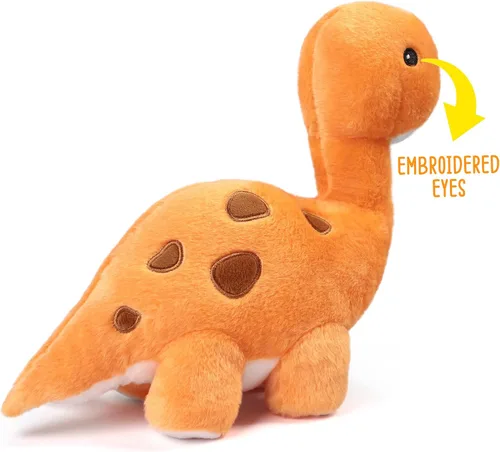 Vista 3 de Benben Animal de peluche de dinosaurio, juguetes de peluche de dinosaurio de 11.5 pulgadas, lindos peluches para niños, brachiosaurio, baby shower