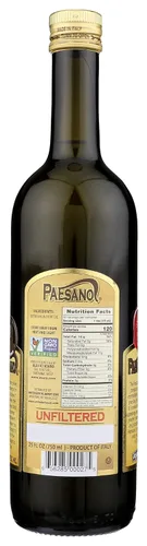 Vista 3 de Paesanol Aceite de oliva virgen extra orgánico, sin filtrar, alto polifenol, primera calidad prensado en frío, recogido a mano, cosecha temprana