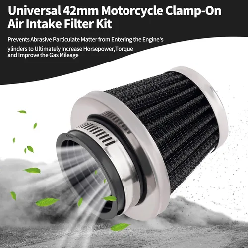 Vista 6 de AHL Filtro de aire negro de 1.654 in de alto rendimiento de almacén / 150 cc-250 cc para motocicleta, scooter, ATV Dirt Bike (1 unidad)