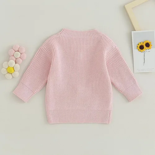 Vista 25 de VISGOGO Suéter a juego para hermanitas grandes y pequeñas, ropa de una sola pieza