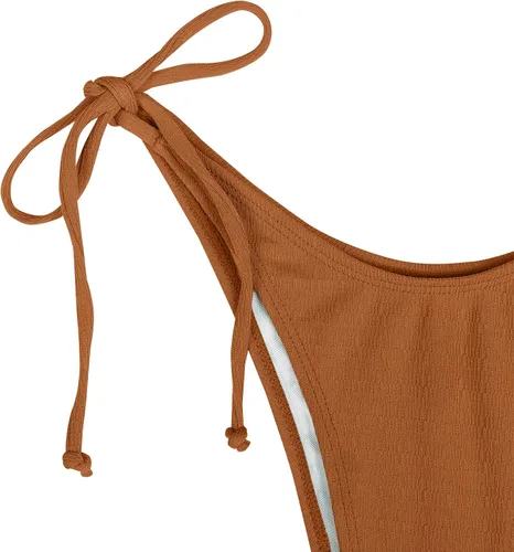 Vista 4 de ZAFUL - Conjunto de bikini de corte alto para mujer, traje de baño sexi