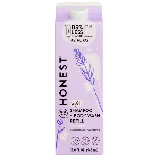 Vista 21 de Shampoo & jabón corporal Honest, Lavanda Dreamy súper calmante, 10 Onzas, THC:12174, Multicolor, 1, 1