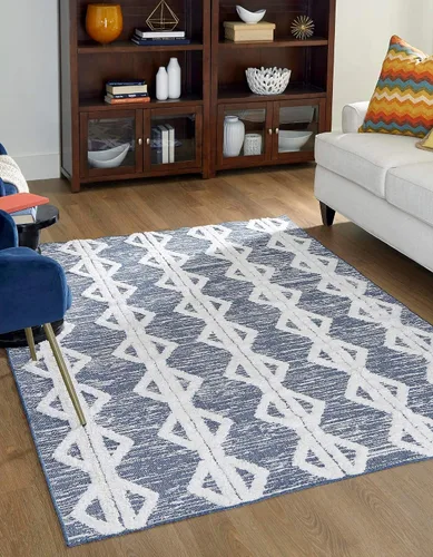 Vista 12 de Unique Loom Sabrina Soto Casa Collection - Alfombra de área - Palma (2 pies 3 pulgadas x 6 pies 1 pulgada, gris antracita/marfil)