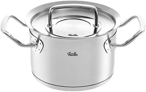 Vista 9 de Fissler Original-Profi Collection Rondeau de acero inoxidable de 1.5 cuartos de galón con tapa de metal
